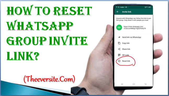 How to Reset WhatsApp Group Invite Link