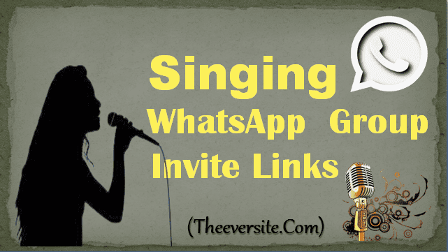 singing whatsapp group links