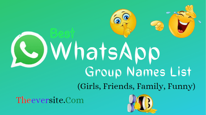 WhatsApp Group Names List
